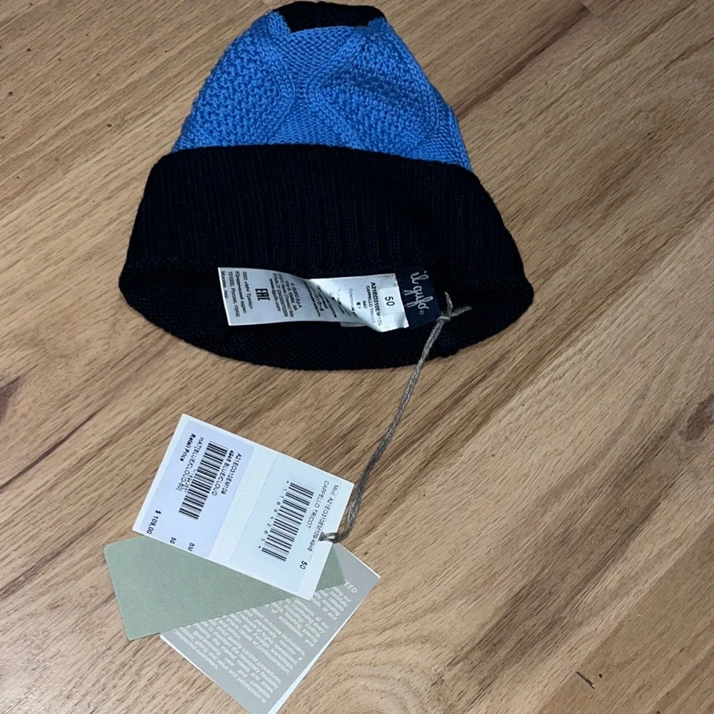Il Gufo Blue and Navy Toddler/Kids Hat
